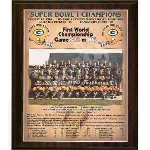  1966 Green Bay Packers NFL Football Super Bowl 1 I 