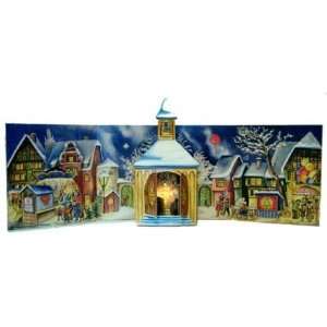  1956 Little Chapel 3D German Christmas Advent Calendar 
