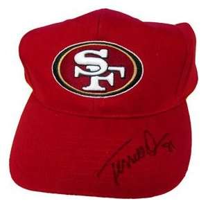  Terrell Owens Autographed San Francisco 49ers Hat: Sports 