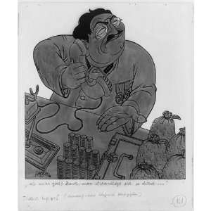  Joseph Stalin / Seppla, 1930s,cartoon