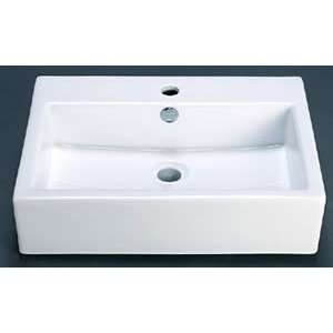   Ceramic Above the Counter Vessel Sink 200212 WH