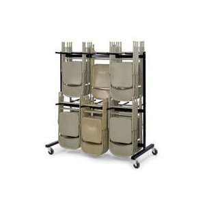 Safco Products Company : Chair Cart,Double Tier,Holds 84,65 1/4x33 1 