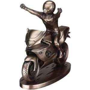  Motor Bike Racer   Victory   Collectible Figurine Statue 