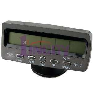   In&Out Car Thermometer Time Clock Voltage Monitor LCD: Electronics