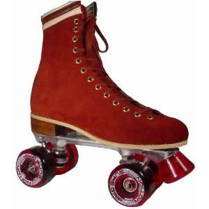  Oberhamer 210R suede vintage roller skates   Size 8   Powell Roller 