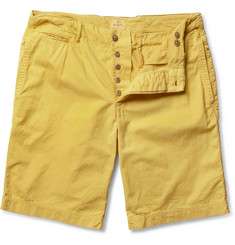 hartford washed cotton twill shorts $ 210 acne scout printed textured 
