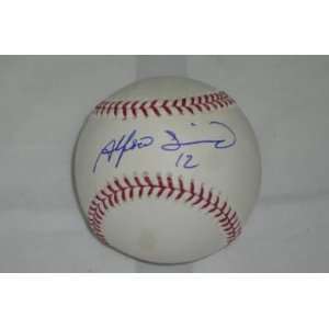  CUBS ALFONSO SORIANO SIGNED AUTHENTIC OML BASEBALL JSA 