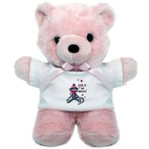  Teddy Bear Pink Sock It To Cancer   Cancer Awareness Pink 