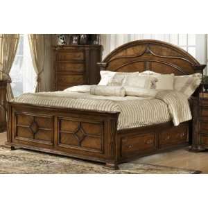  Old England Storage Bed King Queen