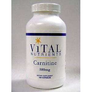  Vital Nutrients Carnitine 500mg 120c Health & Personal 
