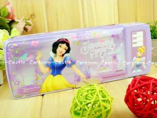 Disney Princess Pencil Case Holder Box Sharpener Set 36  