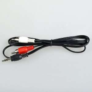   4Ft 3.5mm Plug Jack to 2 RCA Male Stereo Audio Cable US: Electronics