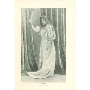  1895 Print Nellie Melba Opera Prima Donna 