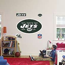 Fathead New York Jets Team Logo Wall Graphic   NFLShop