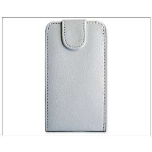  Flip Pu Leather Case for Apple Iphone 4 4g 4s White P3 
