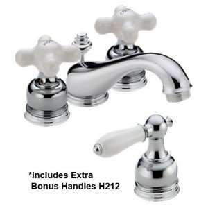 Delta 4577 27/212 Chrome Traditional Mini Widespread Bathroom Faucet