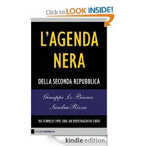 agenda nera (Reverse) (Italian Edition) Giuseppe Lo Bianco, Sandra 