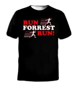 RUN Forrest RUN Movie Grunge Funny Retro Tee T Shirt  