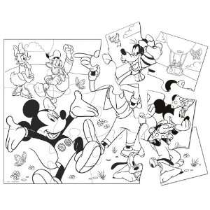  Lets Party By Hallmark Disney Mickey Jumbo Floor Coloring 