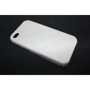   Leather Designer Hard Cover Back Case For iPhone 4g 