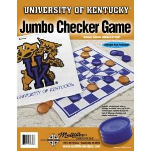   Jumbo Checker Rug Game   Kentucky Wildcats: Sports & Outdoors
