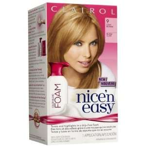  Clairol Nice n Easy Color Blend Foam Hair Color, 9, Light 