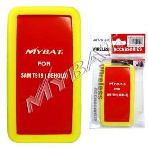  SAMSUNG BEHOLD T919 YELLOW SILICONE SKIN COVER Everything 