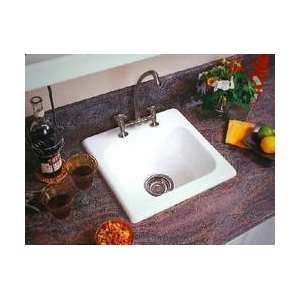   CorStone Berkeley Self Rim Social/Prep Sink, White: Kitchen & Dining