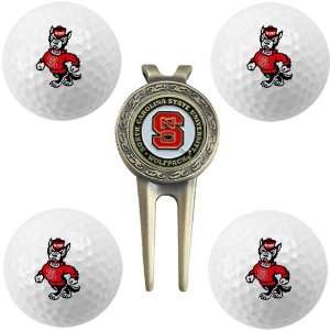 NCAA North Carolina State Wolfpack Golf Gift Set : Sports 