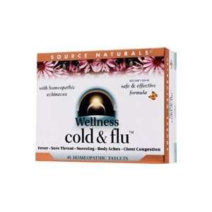  Source Naturals Wellness Cold and Flu    48 Tablets 