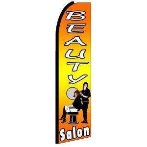  Beauty Salon Extra Wide Swooper Feather Business Flag 
