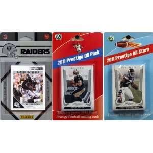  NFL Oakland Raiders Licensed 2011 Score Team Set with 
