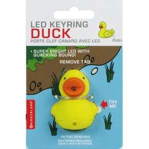  Quacking Duck Keyring   LED Keyring with Quack Sound: Home 