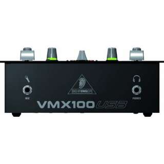 Behringer VMX100USB Pro 2 CH RackMount DJ Mixer USB Audio Interface 