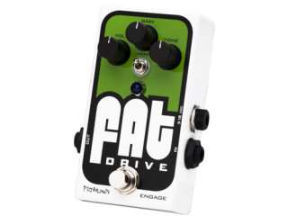 New Pigtronix Fat Drive Analog Tube Sounding Overdrive + Free Pedal 