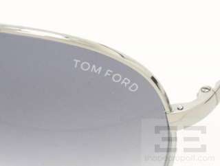 Tom Ford Silver & Black Charles Aviator Sunglasses TF35 753  
