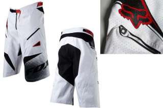 2012 Fox Demo White/Red Baggy Cycling bike Shorts all sizes  