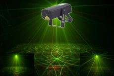 American DJ Micro Galaxian Compact Red/Green Mini Laser Light Effect 