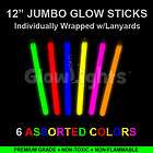 50) 22 GLOW STICKS NECKLACES   10 ASSORTED COLORS   GLO LIGHT PARTY 