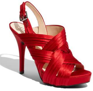 Guess Shoes Aleana 2   Dark Red Satin SIZE 9M NIB  
