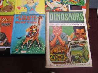 17 Miscellaneous Childrens Books 50s & 60s w/ wear  