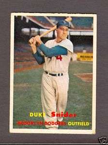 1957 Topps #170 Duke Snider  