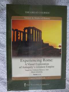 Teaching Co Great Course: EXPERIENCING ROME DVDs Brand New  