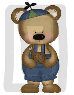TEDDY BEAR TRAIN BABY BOY NURSERY WALL STICKERS DECALS  