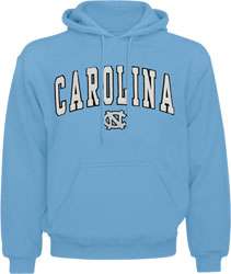 North Carolina Tar Heels Carolina Blue Mascot One Tackle Twill Hooded 
