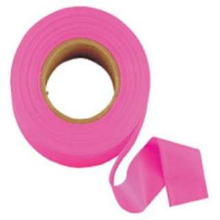 Johnson 1 in. x 200 ft. Glo Pink Flagging Tape 3301 P at The Home 