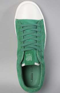 Puma The Cylde Script Suede Sneaker in Green White  Karmaloop 