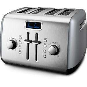 KitchenAid 4 Slice Toaster in Contour Silver KMT422CU at The Home 