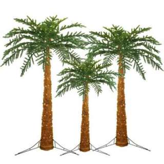STERLING, INC. Pre Lit Artificial Royal Palm Tree Set DISCONTINUED 