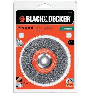 BLACK & DECKER 4 in. Wire Wheel 70 611 at The Home Depot